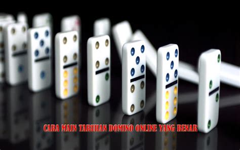 cara bermain domino yang benar
